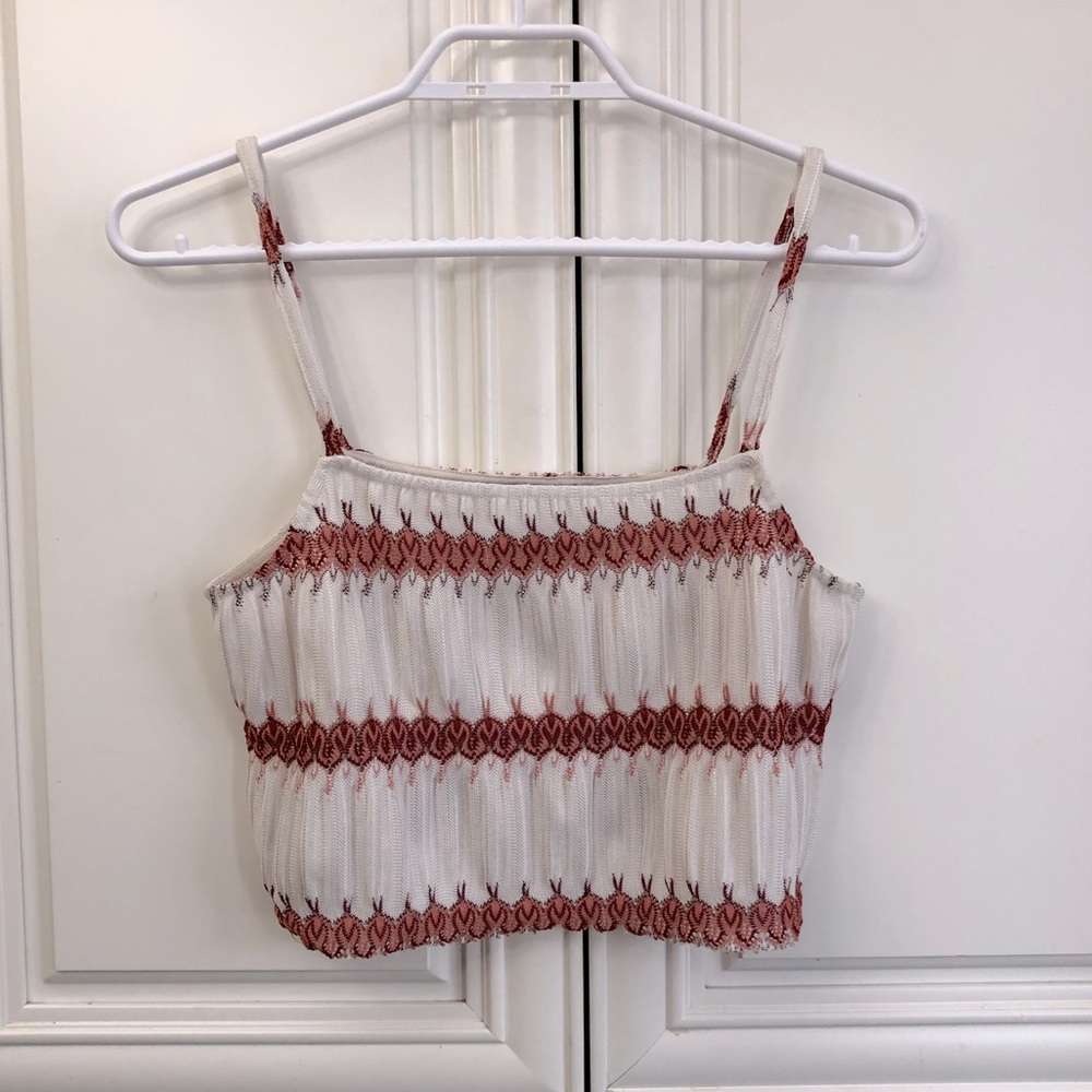Zara women’s crop tank top